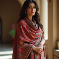 Delicate Leopard Shawl